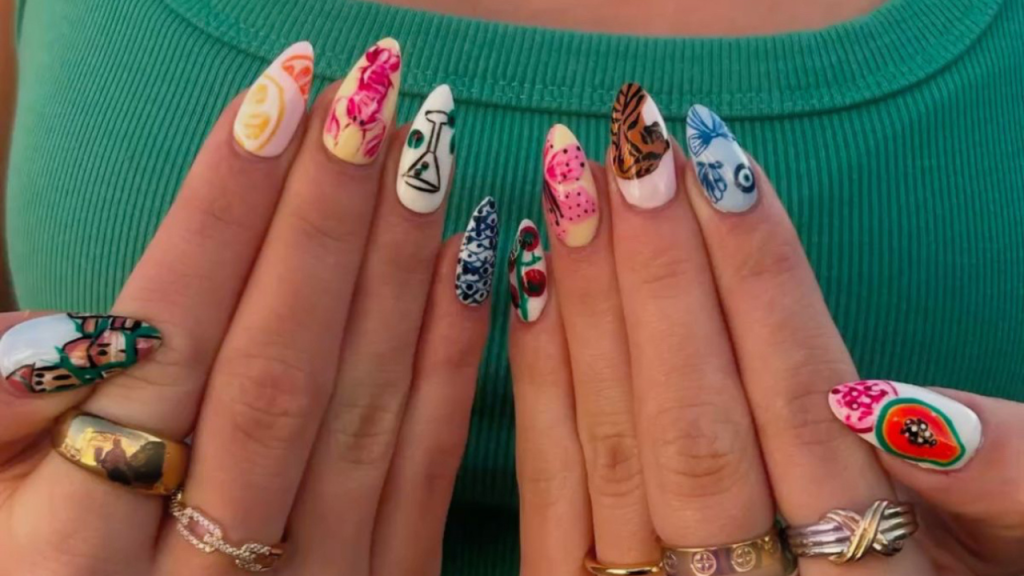 maximalist nail trend