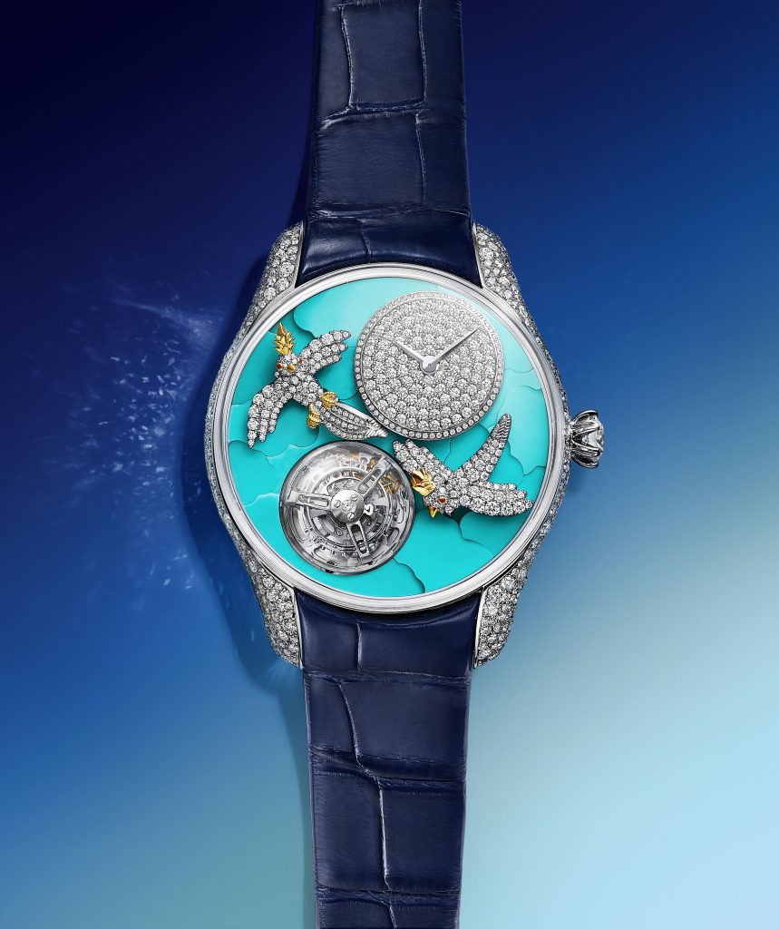 tiffany and co watch bird on a flying tourbillon