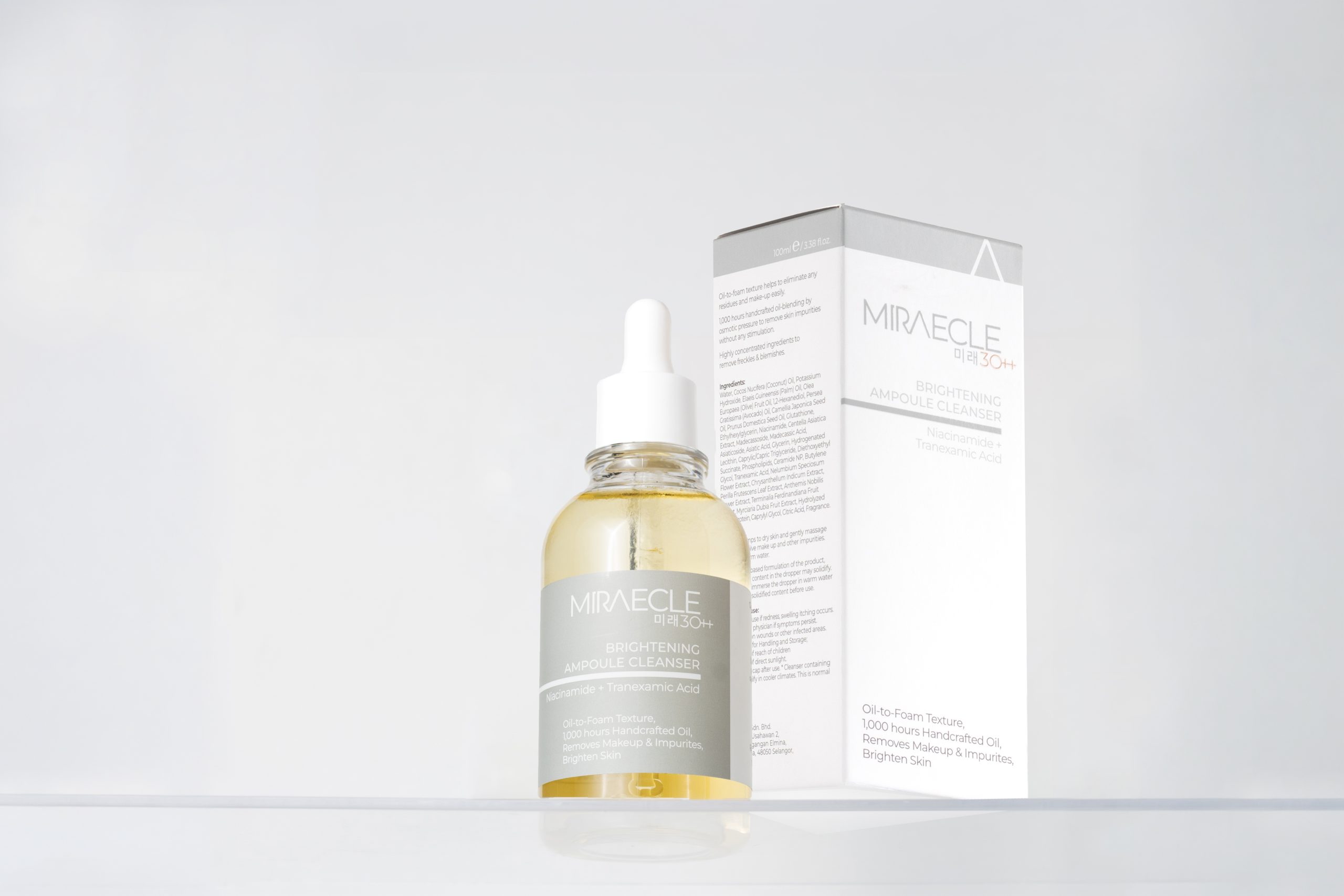 miraecle brightening ampoule cleanser